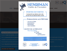 Tablet Screenshot of henrimanformation.com